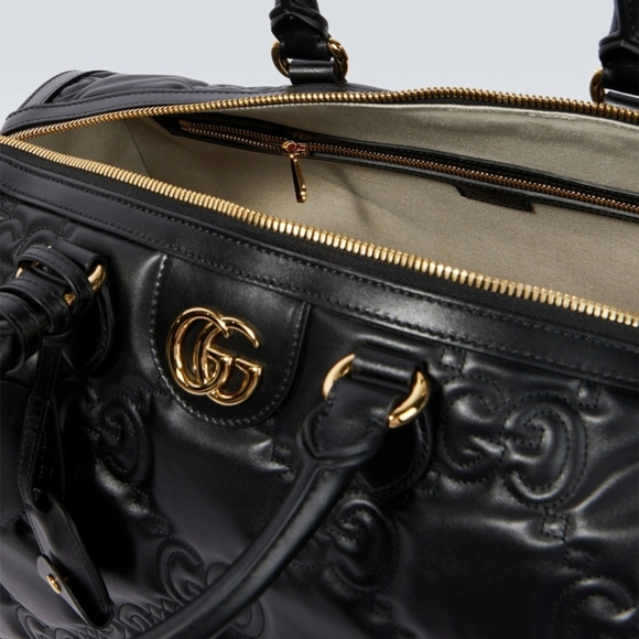Gucci Jumbo GG Matelassé Duffle Medium Travel Bag - Picture 4 of 12